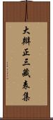 大辯正三藏表集 Scroll