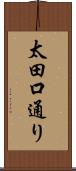 太田口通り Scroll