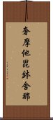 奢摩他毘鉢舍那 Scroll