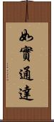 如實通達 Scroll