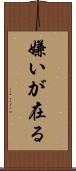 嫌いが在る Scroll