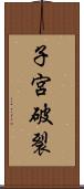 子宮破裂 Scroll