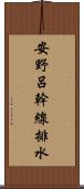 安野呂幹線排水 Scroll
