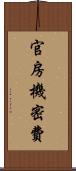 官房機密費 Scroll