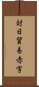 対日貿易赤字 Scroll