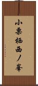 小栗栖西ノ峯 Scroll