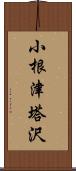 小根津塔沢 Scroll