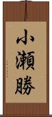 小瀬勝 Scroll