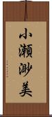 小瀬渺美 Scroll