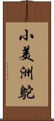 小美洲鴕 Scroll