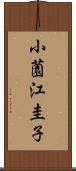 小薗江圭子 Scroll