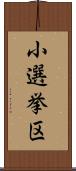 小選挙区 Scroll