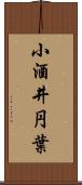 小酒井円葉 Scroll