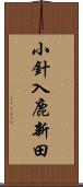 小針入鹿新田 Scroll