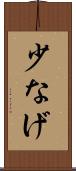 少なげ Scroll