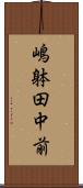嶋躰田中前 Scroll