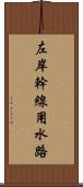 左岸幹線用水路 Scroll