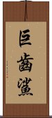 巨齒鯊 Scroll