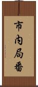 市内局番 Scroll
