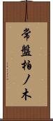 常盤柏ノ木 Scroll