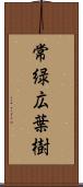 常緑広葉樹 Scroll