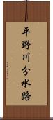 平野川分水路 Scroll