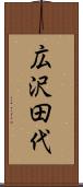 広沢田代 Scroll