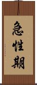 急性期 Scroll