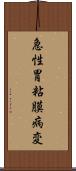 急性胃粘膜病変 Scroll