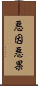 悪因悪果 Scroll