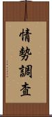 情勢調査 Scroll