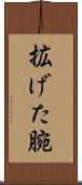 拡げた腕 Scroll