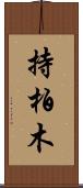 持柏木 Scroll