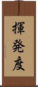 揮発度 Scroll