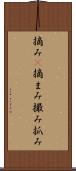 摘み(P) Scroll