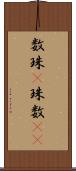 数珠(P) Scroll
