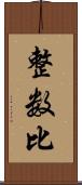 整数比 Scroll
