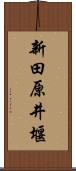 新田原井堰 Scroll