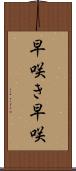 早咲き Scroll