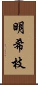 明希枝 Scroll