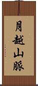 月越山脈 Scroll
