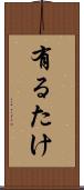 有るたけ Scroll