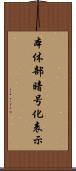 本体部暗号化表示 Scroll