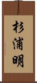 杉浦明 Scroll