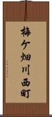 梅ケ畑川西町 Scroll