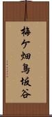 梅ケ畑鳥坂谷 Scroll