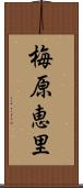 梅原恵里 Scroll