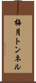 梅月トンネル Scroll