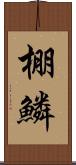 棚鱗 Scroll