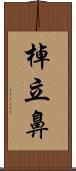 棹立鼻 Scroll